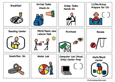 Visual Morning Routine AAC (Picture Communication Symbols Social Emotional Preschool, Aba Ideas, Visual Routine, Pecs Communication, Visual Timetable, Card Symbols, Picture Schedule, Writing Conclusions, Communication Boards