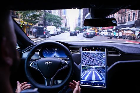 Are you safer in a Tesla on autopilot, as Elon Musk says? Let's do the math. Tesla Ceo, Tesla Owner, Highway Traffic, Tesla Motors, Tesla Car, Traffic Safety, Tesla S, Stop Sign, Tesla Model S