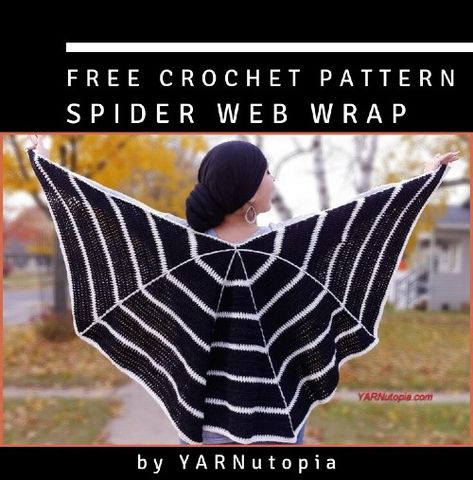 Crochet Spider Web, Duster Pattern, Crochet Skull Patterns, Crochet Spider, Crochet Skull, شال كروشيه, Crochet Mushroom, Web Patterns, Halloween Crochet Patterns