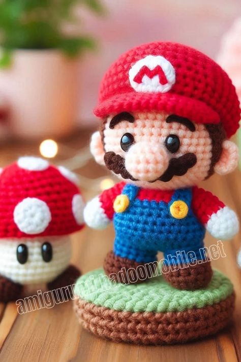 Amigurumi Super Mario Free Pattern-1 – Free Amigurumi Crochet Super Mario Free, Mario Crochet, Knitting Patterns Free Dog, Crochet Dinosaur Patterns, Disney Crochet Patterns, Crochet Baby Blanket Free Pattern, Crochet Disney, Quick Crochet Patterns, Crochet Dolls Free Patterns