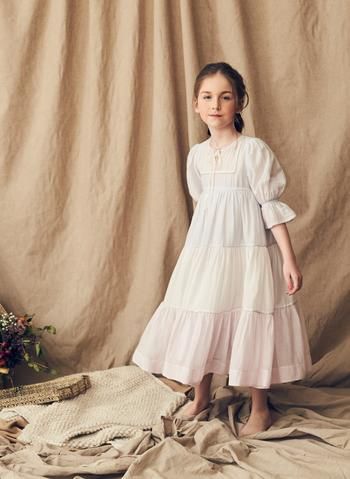 Nellystella Dress, Kids Maxi Dresses, Silk Organza Dress, Flower Girl Dresses Vintage, Girl Walk, Cotton Silk Dress, Children's Fashion, Velvet Fashion, Lovely Clothes