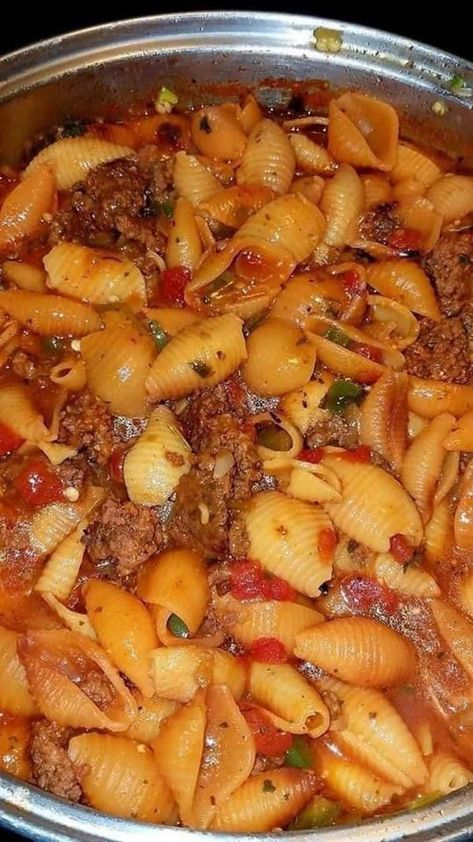 Mexican Pasta, Ground Beef And Potatoes, Ground Sirloin, Stuffed Shells Recipe, Beef And Potatoes, Ground Beef Recipes Easy, Stuffed Pasta Shells, Beef And Noodles, Canned Tomato Sauce