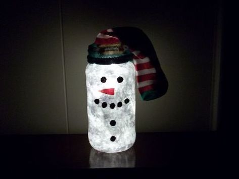 how to make mod podge snowman luminary, christmas decorations, crafts, decoupage, seasonal holiday decor Christmas Lights Inside, Best Gifts For Grandparents, Oversized Ornaments, Best Night Light, Diy Mod Podge, Make A Snowman, Bottle Cap Crafts, Snowman Faces, Guest Gifts