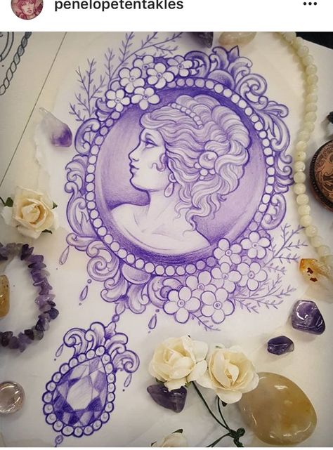 Frames Tattoo, Cameo Tattoo, Victorian Tattoo, Mirror Tattoos, Framed Tattoo, Armband Tattoos, Ornament Drawing, Tattoo Portfolio, Jewelry Tattoo