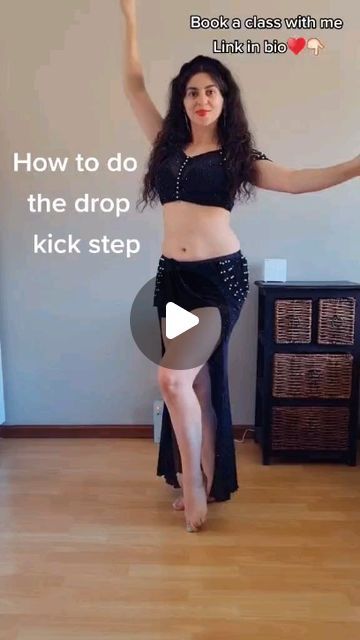 How To Belly Dance Step By Step, How To Belly Dance, Belly Dance Makeup, Belly Dancing For Beginners, Drop Kick, Dancing Workout, Belly Dance Lessons, Everybody Dance Now, Belly Dancing Workout