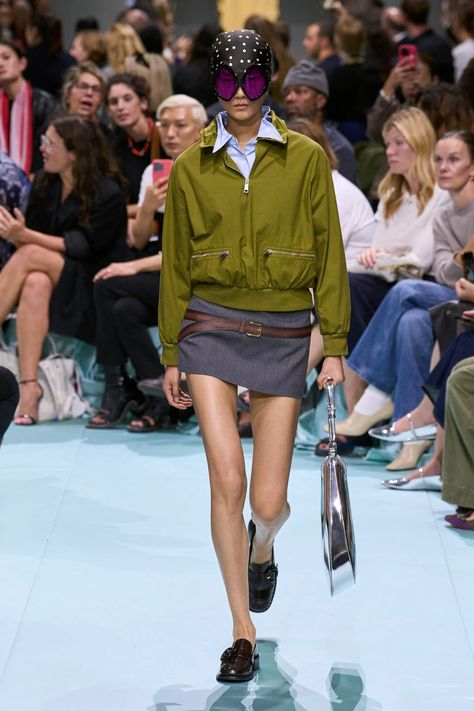 Prada Spring 2025 Ready-to-Wear Collection | Vogue Prada Fashion Show, Faux Fur Fashion, Fashion Trend Forecast, Prada Spring, Spring 2025, Spring Fashion Trends, Raf Simons, Trend Forecasting, Fur Fashion