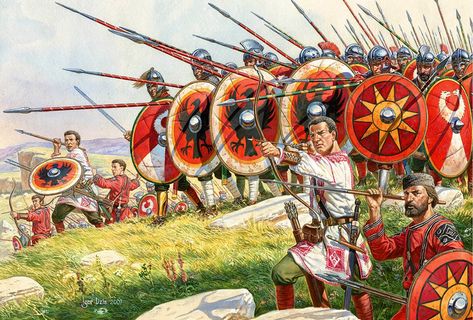 BATTLE OF DARA 530 -LAST OF THE ROMANS – Site Title Byzantine Army, Roman Army, Warriors Illustration, Historical Warriors, Roman Legion, Eastern Roman, Roman Era, Rome Antique, Empire Romain