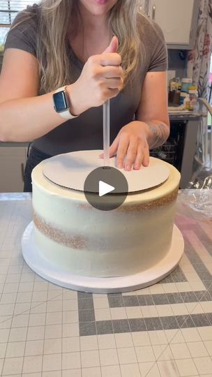 33K views · 478 reactions | Stacking a 3 tier cake #cakestacking #cakedecorating #howtostackacake #weddingcake #seminakedcake #stackingacake #cakebasics | Bluecottagebakery | Bluecottagebakery · Original audio Stacking Wedding Cakes, 3 Tier Cake Designs, 2 Tier Cake Designs, 2 Tier Wedding Cake, 2 Tier Wedding Cakes, Decorating Hacks, Tiered Cake Design, 3 Tier Wedding Cakes, 2 Tier Cake