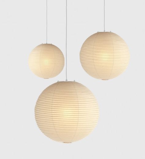 Attic Snug, Lantern Decor Bedroom, Wheelchair Kitchen, Noguchi Lamps, Noguchi Pendant, Japanese Lights, Elsa House, Large Round Pendant Light, Akari Lamp