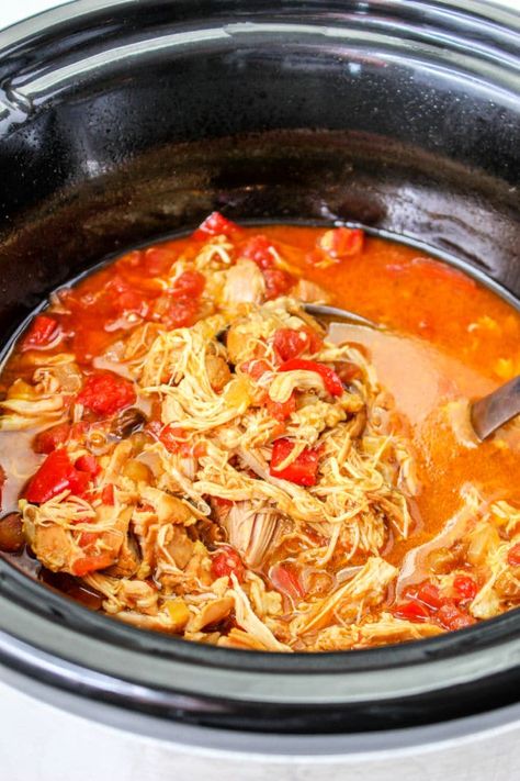 Chicken Thighs Slow Cooker, Chicken Thighs Slow Cooker Recipes, Slow Cooker Mexican Recipes, Rotel Chicken, Slow Cooker Mexican Chicken, Slow Cooker Mexican, Braised Chicken Breast, Crockpot Chicken Thighs, Slow Cooker Shredded Chicken