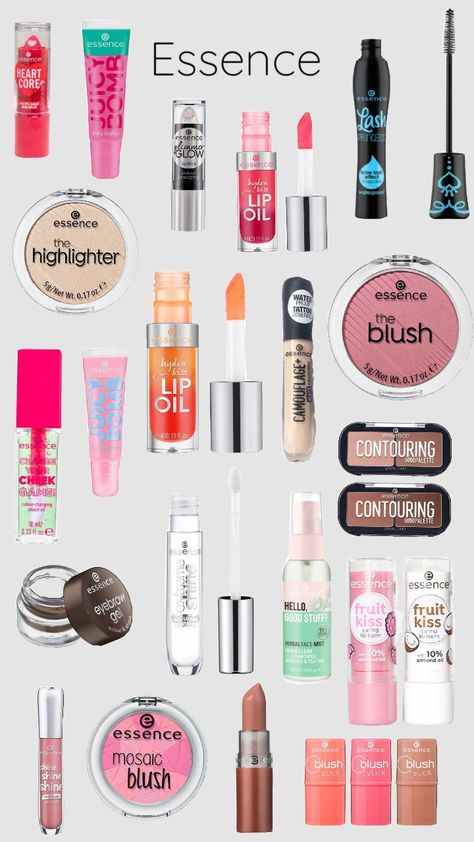 #essence Beginner Skin Care Routine, Essence Water, Essence Makeup, Lip Oils, Shopping Wishlist, Essence Cosmetics, Affordable Makeup, Skin Care Items, Makeup Items