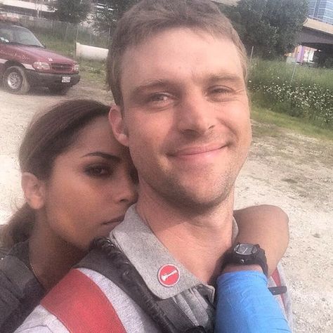 Jesse Spencer and Monica Raymund Matt Casey Chicago Fire, Chicago Fire Casey, Chicago Fire Dawsey, Chicago Crossover, Monica Raymund, Chicago Justice, Chicago Fire Department, Jesse Spencer, Chicago Pictures