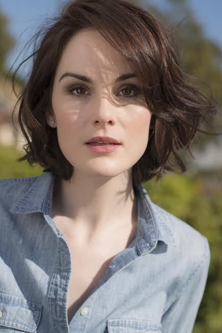 Amei Square Face Hairstyles, Michelle Dockery, Wavy Bob Hairstyles, Wavy Haircuts, Square Face, Hair 2018, Round Face Haircuts, Short Wavy Hair, Short Hairstyle