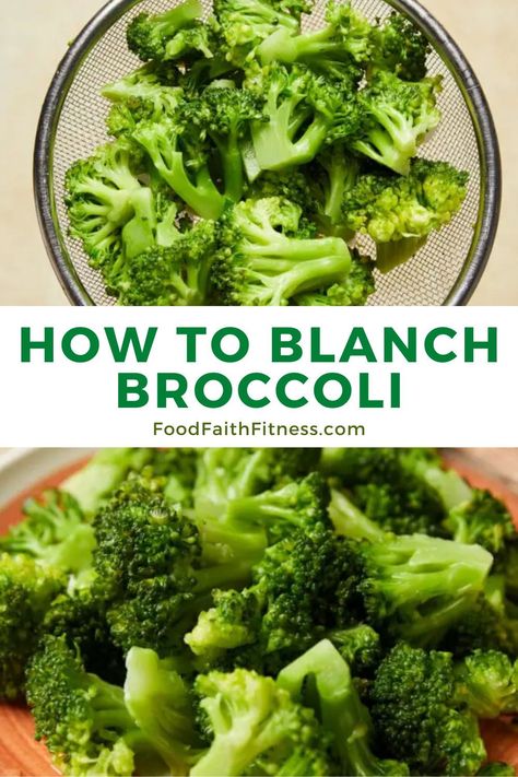 Level up your chef skills, and your dinners, by properly learning How To Blanch Broccoli. How To Blanch Broccoli, Blanch Broccoli, Blanching Broccoli, Chef Skills, Dairy Free Low Carb, Snack Smoothie, Slow Cooker Pasta, Easy Healthy Eating, Healthy Weeknight Dinners