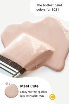 Pink Paint Color, Pink Apartment, Painting Hacks, Meet Cute, Pink Paint Colors, House Redo, Trending Paint Colors, Popular Paint Colors, Paint Color Inspiration