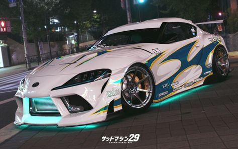 ArtStation - 2020 in 2002: Drift Styled A90 Supra Drift Car Livery Design, Car Livery Design, New Toyota Supra, Livery Design, Car Livery, Toyota Supra Mk4, Drift Car, Drifting Cars, Mitsubishi Lancer Evolution