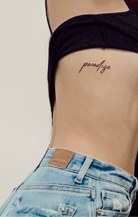 Honeymoon Tattoo Lana Del Rey, Nfr Tattoo Lana Del Rey, Paradise Tattoo Word, Paradise Tattoo Lana Del Rey, Nfr Tattoo, Lana Del Ray Tattoo, Ultraviolence Tattoo, Lana Del Rey Tattoo Ideas, Born To Die Tattoo