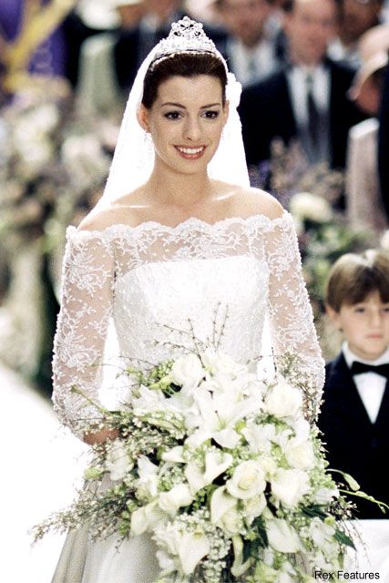 Princess Diaries 2: Royal Engagement, Best film wedding dresses, movie, celebrity photos, gallery, Marie Claire High Street Wedding Dresses, Movie Wedding Dresses, Princess Diaries 2, Tv Weddings, The Princess Diaries, 2nd Wedding Dresses, Celebrity Wedding Dresses, Wedding Movies, Most Beautiful Wedding Dresses