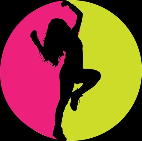 Zumba Silhouette Dance, Dance Logos Ideas, Zumba Silhouette, Bollywood Party Decorations, Zumba Logo, Zumba Party, Zumba Kids, Dance Logo, Gym Wallpaper