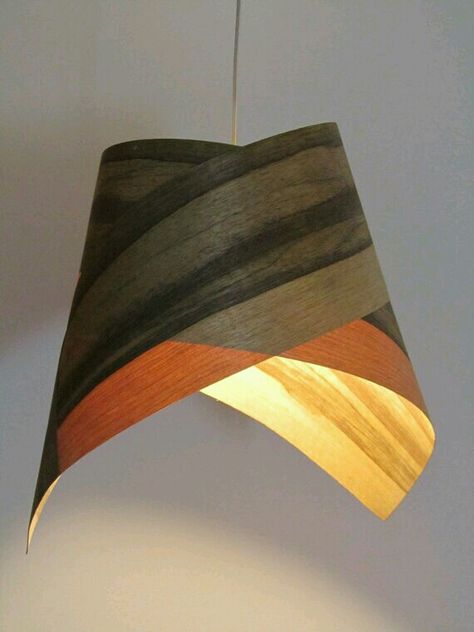 Wood Wooden Lustre, Wooden Hanging Lamp Design, Dinning Room Light Fixture, Japanese Bathrooms, Bent Wood Lampshade, Suspension Lamps Wood, Wood Veneer Lampshade, Lampshade Kits, Wooden Lamps Design