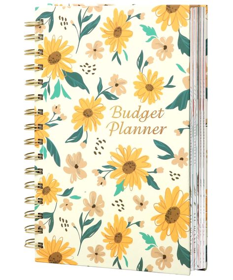 CAGIE Budget Planner Expense Tracker Notebook, Undated Monthly Financial Planner Organizer Budget Book with 12 Pockets, Manage Your Money Effectively Bill Book, Daisy Monthly Financial Planner, Bill Book, Tracker Notebook, Saving Tracker, Bill Planner, Manage Your Money, Budget Planner Template, Debt Tracker, Planner Tracker