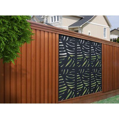 Vinyl Railing, Composite Fencing, Garden Fence Panels, Fencing Ideas, Outdoor Screens, Dekor Diy, Bamboo Fence, Outdoor Privacy, Fence Panel