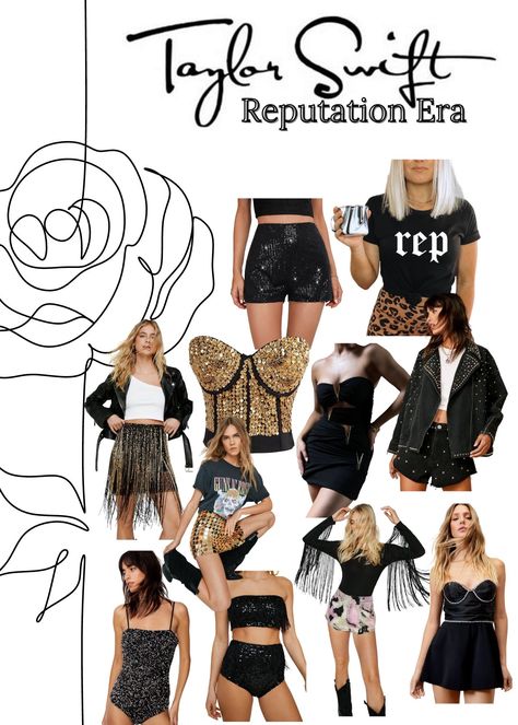 Taylor Swift Ootd Ideas, Big Reputation Outfit, Taylor Swift Eras Tour Outfits 1989 Era, Taylor Swift Newspaper Outfit, Taylor Swift Eras Outfits Reputation, Eras Outfits Reputation, Taylor Swift Eras Reputation Outfits, Taylor Swift Eras Tour Outfits Ideas For Moms, Mom And Daughter Taylor Swift Outfits