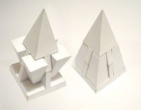 Conceptual Model Architecture, Geometric Origami, Paper Architecture, Concept Models Architecture, Perspective Drawing Architecture, Cardboard Sculpture, Architecture Concept Diagram, Industrial Design Sketch, 3d Modelle