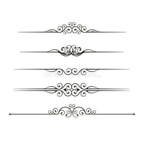 Rule lines vector illustration Underline Design, Ornamental Lines, Photography Rules, Decoration Illustration, Cleaning Printable, Pretty Printables, California Cool, Stock Photography Free, Better Homes And Gardens