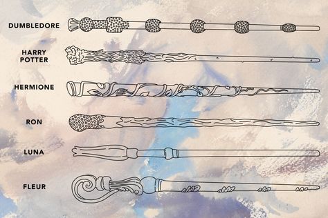 The Symbols And Imagery Used In Harry Potter | Thought Catalog Hp Wand Tattoo, Hermiones Wand Tattoo, Lumos Wand Tattoo, Harry Potter Wands Tattoos, Wand Harry Potter Tattoo, Wand Drawings Harry Potter, Harry Potter Wands Drawing, Harry Potter Tattoos Wand, Hermione Wand Tattoo