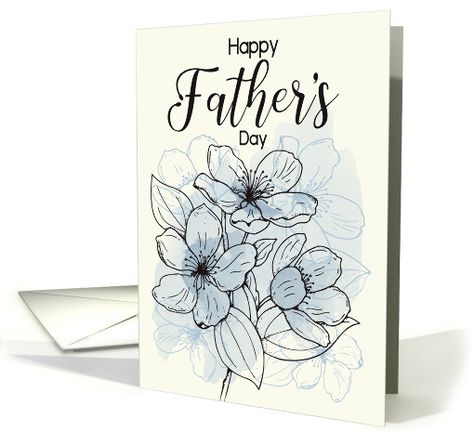 Fathers Day Cards Aesthetic, Fathersday Card Idea, Fathers Day Cards Painting, Father’s Day Card Inspo Diy, Hand Drawn Fathers Day Cards, Happy Father’s Day Card Drawings, Diy Father’s Day Card Watercolor, Beautiful Pencil Drawings, Purchase Card