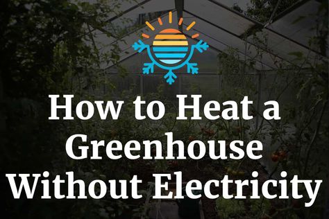 Most greenhouses are warmed by capturing heat from the sunlight during the day while using electric heaters to keep the nursery warm at night. However, electric heaters cause electricity bills to go up and can be very expensive to utilize. You can heat a greenhouse without electricity by choosing the right location, insulating the greenhouse, installing thermal mass objects, using compost, or using propane heaters. Based on geographical location, size, and types of plants grown ... Greenhouse Thermal Mass Heater, Heating A Greenhouse Without Electricity, Greenhouse Heater, House Heater, Greenhouse Heaters, Electric Baseboard Heaters, Furnace Maintenance, Red Wigglers, Heating A Greenhouse