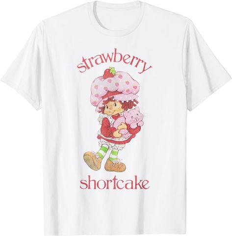 Strawberry Shortcake Cat Hugging Portrait T-Shirt Strawberry Shortcake Cat, Cat Hugging, Top Fashion Brands, Strawberry Shortcake, Shop Top, Style Board, Fashion Brands, Branded T Shirts, Fashion Branding