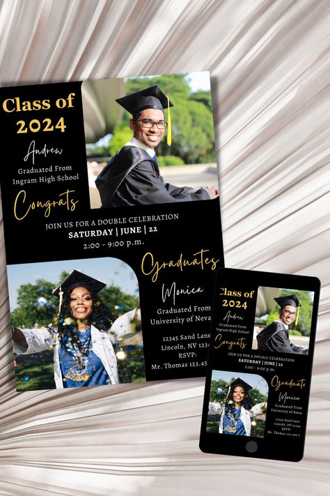 Celebrate your milestone with our unforgettable graduation memories template, a fun and easy way to personalize your invitations, announcements, and more. With our unique templates, you'll create memorable experiences and a lasting impression for your graduation party. Get started now! Memories Template, High School Graduation Party Ideas, Graduation Memories, Invitations Template, Graduation Party Ideas, Graduation Invitations Template, High School Graduation Party, Study Sessions, Graduation Party Invitations