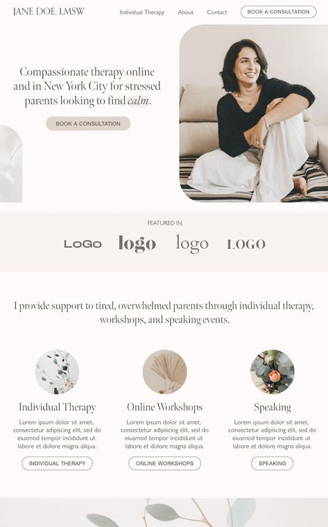 Botox Branding, Web Slider, Therapy Website Design, Canva Graphics, Therapy Website, Coaching Services, Best Landing Page Design, Website Design Inspiration Layout, Web Development Tools