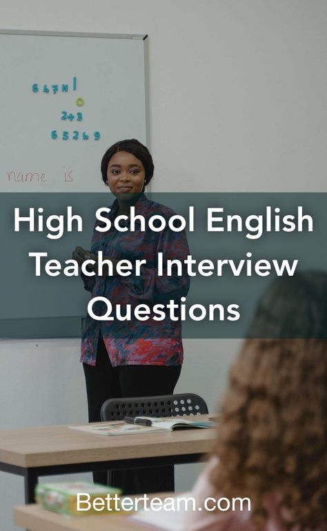 High School Interview Questions, English Teacher Interview Questions, Teaching Job Interview, School Interview Questions, Teacher Interview Questions, High School English Teacher, Teacher Interview, Teacher Job, Teacher Interviews