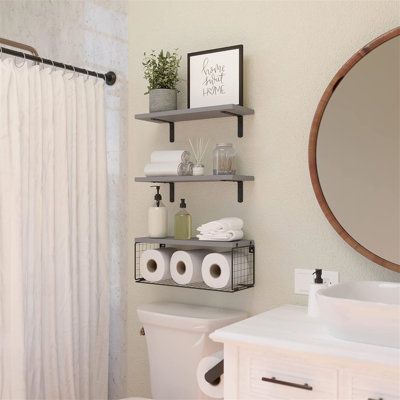 Over toilet storage ideas