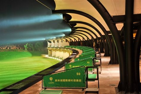 Mayland City, China - Golf & Country Club Golf Yard, Geodesic Tent, Golf Bar, Golf Clubhouse, Golf Driving Range, Golf Range, Game Center, Golf Stuff, Tensile Structures