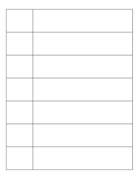 Free Printable 2-Column Chart Template PDF Table Chart, Table Template, Data Table, Visual Aid, Printable Chart, Chart Template, Substitute Teacher, Chart Design, Layout Template