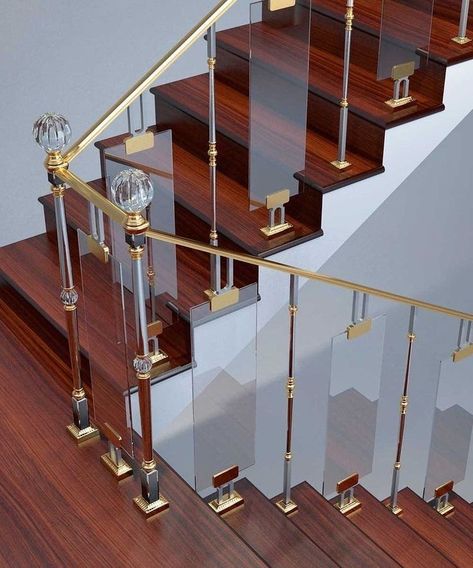 Reling Design, बेडरूम डिजाइन, Steel Stairs Design, درابزين السلم, Glass Railings, Staircase Design Modern, Staircase Railing Design, Stairs Design Interior, Stair Railing Design