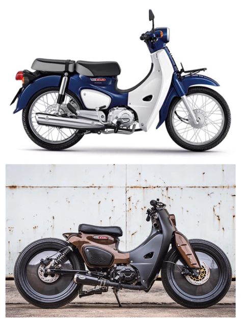 C90 Honda, Honda Cafe Racer, Honda C50, Honda C90, Honda 50, Custom Bikes Cafe Racers, Honda C70, Pop 100, Honda Super Cub