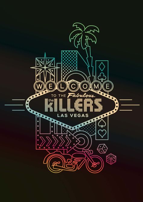 Las Vegas Design, Vegas Design, Sams Town, Brandon Flowers, Playing Cards Design, The Killers, Music Album Covers, T Mobile, Music Wallpaper