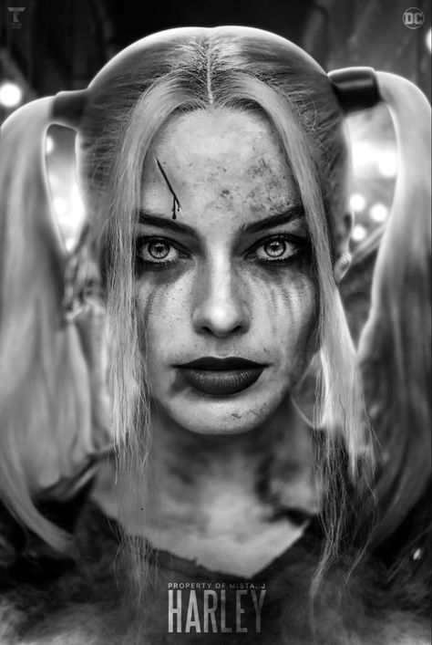 Margot Robbie Tattoo Ideas, Suicidesquad Tattoos, Harley Queen Tattoo, Arley Queen, Joker Tattoo Design, Harley Quinn Tattoo, Harley And Joker Love, Joker Drawings, Margot Robbie Harley