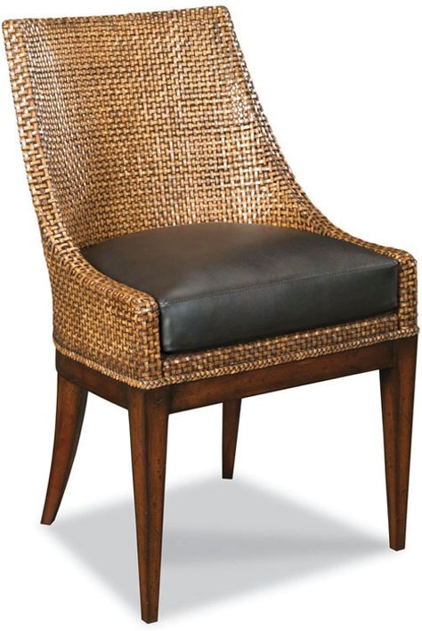 Woodbridge Furniture Dining Room Woven Leather Chair 7178-03 - Gorman's - Metro Detroit and Grand Woven Leather Chair, Woven Leather Dining Chair, Dining Chair Upholstery, Woodbridge Furniture, Leather Dining Chair, Leather Side Chair, Gaming Chairs, Chair Upholstery, Comfy Chairs