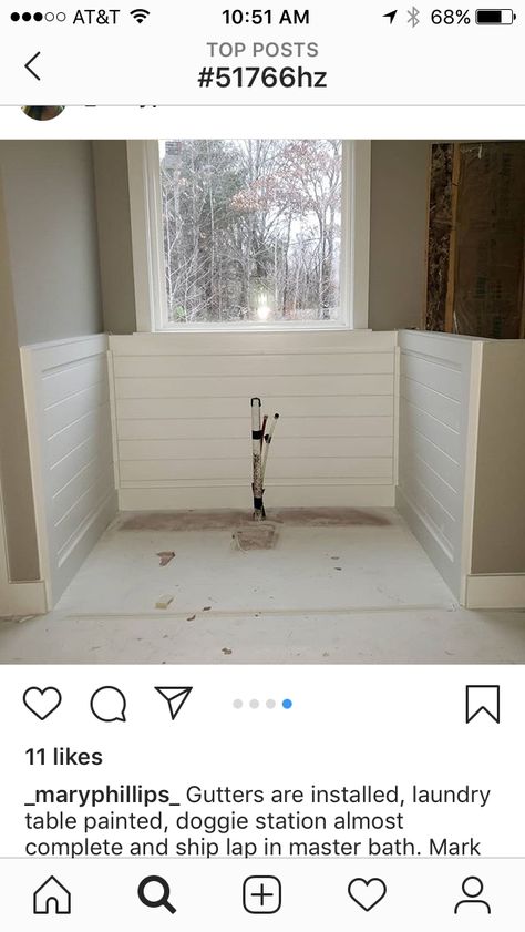 Shiplap Behind Tub Master Bath, Shiplap Behind Bathtub, Shiplap Around Tub Master Bath, Shiplap Behind Free Standing Tub, Shiplap Behind Tub, Shiplap Around Tub, Wall Behind Free Standing Tub Ideas, Shiplap Tub Surround, Clawfoot Tub Bathroom