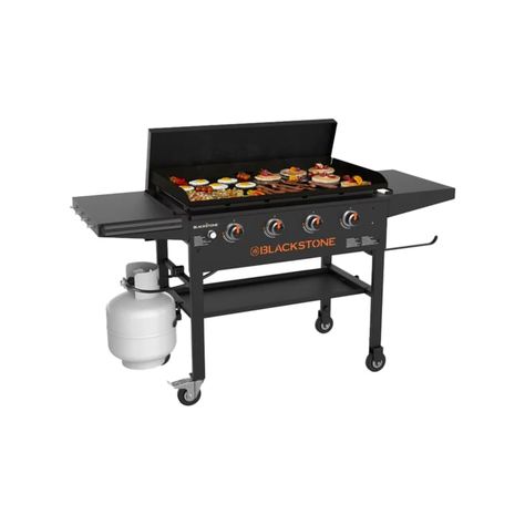 The Viral Blackstone Griddle Is Finally Available at Costco — For a Great Price | The Kitchn Black Stone Griddle, Boat Renovation, Propane Griddle, Cooking Station, Garage Insulation, Stainless Steel Griddle, Flat Top Griddle, Backyard Parties, Flat Top Grill