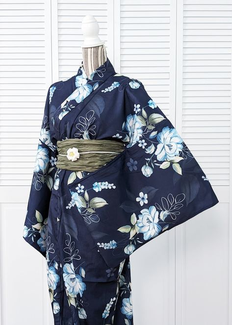 Silk kimono dress