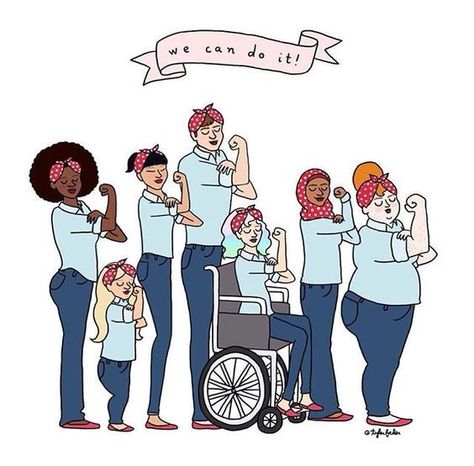 Feminist Af, Intersectional Feminism, Feminist Quotes, Feminist Art, We Can Do It, Womens Rights, Art Plastique, A Group, Ladies Day