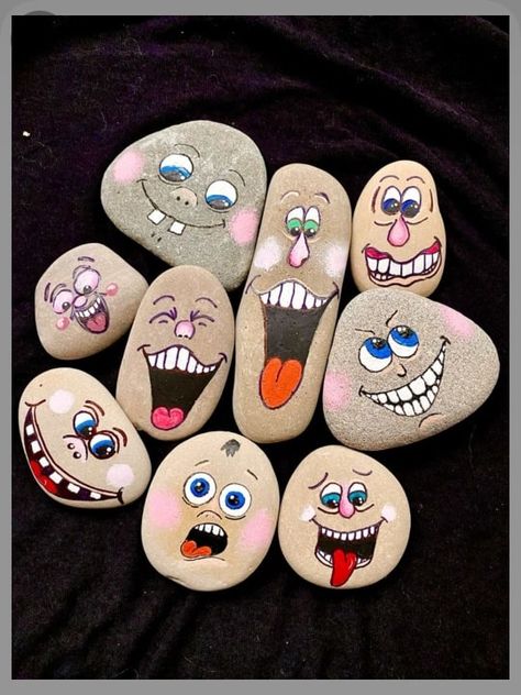 Art Craft Ideas, Rock Painting Flowers, Rock Painting Tutorial, Diy Rock Art, Painted Rock Animals, Stone Art Painting, Painted Rocks Kids, Painted Rocks Craft, Art Rock