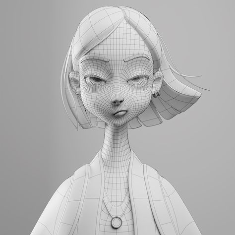 3d Art Style, Character Modelling, 3 D Model, Character Model, 3d Sculpting, Blender Retopology, 3d Art Blender, 3d Modeling Reference, Blender Projects